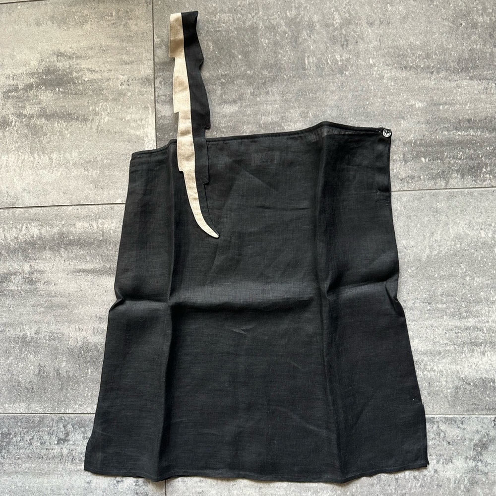 new 80s BASILE LINEN ONE STRAP BUSTIER ITALY 42 /US 4 or 6 ITALY UNWORN